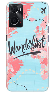 Wonderlust Travel Mobile Back Case for Oppo A96 (Design - 192)