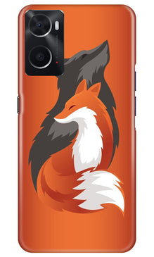 Wolf  Mobile Back Case for Oppo A76 (Design - 193)