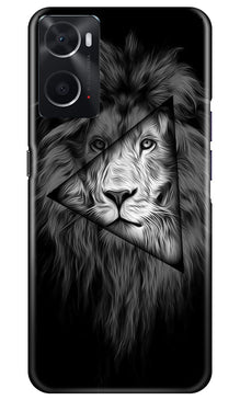 Lion Star Mobile Back Case for Oppo A96 (Design - 195)