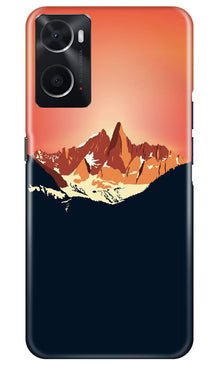 Mountains Mobile Back Case for Oppo A76 (Design - 196)
