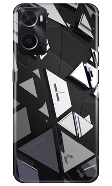 Modern Art Mobile Back Case for Oppo A96 (Design - 199)