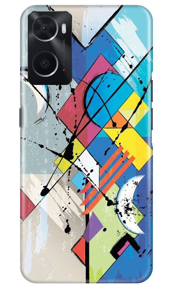 Modern Art Case for Oppo A96 (Design No. 204)