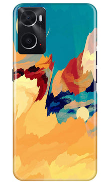 Modern Art Mobile Back Case for Oppo A76 (Design - 205)