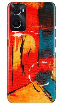 Modern Art Mobile Back Case for Oppo A96 (Design - 208)