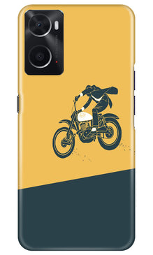 Bike Lovers Mobile Back Case for Oppo A96 (Design - 225)