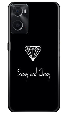 Sassy and Classy Mobile Back Case for Oppo A96 (Design - 233)