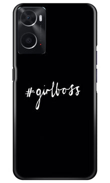 #GirlBoss Mobile Back Case for Oppo A76 (Design - 235)