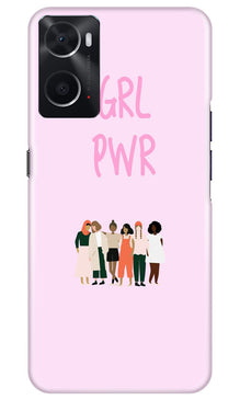 Girl Power Mobile Back Case for Oppo A96 (Design - 236)