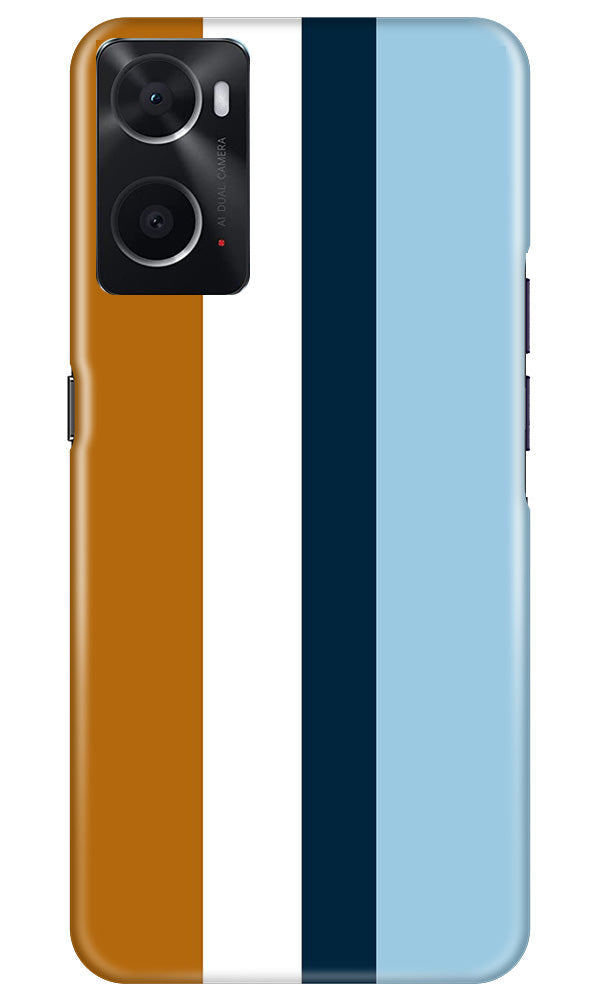 Diffrent Four Color Pattern Case for Oppo A96 (Design No. 244)