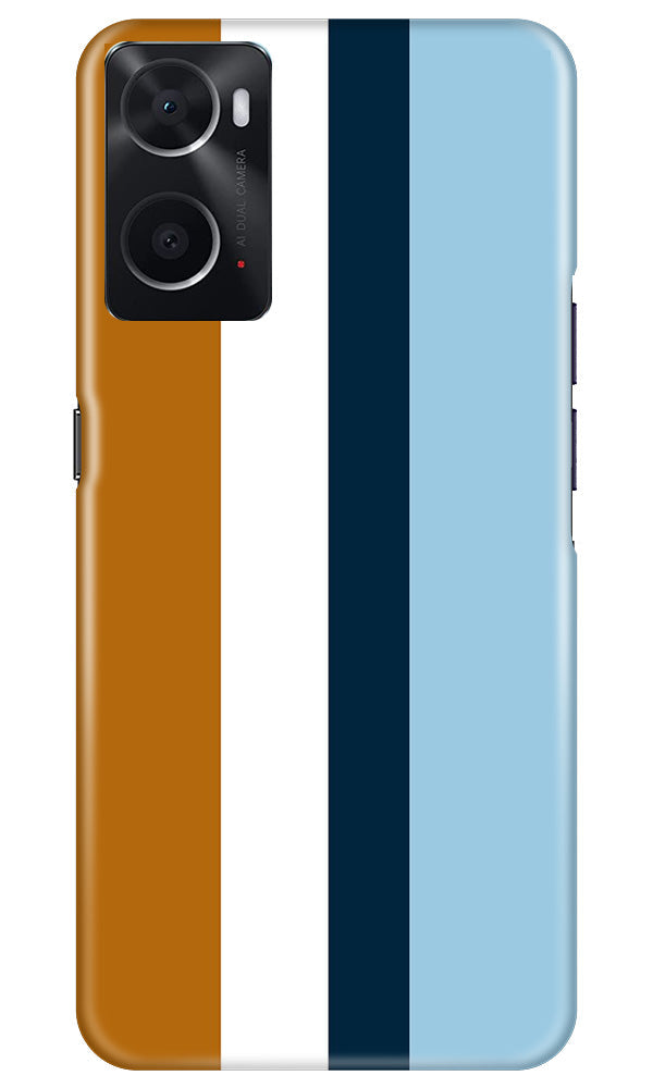 Diffrent Four Color Pattern Case for Oppo A76 (Design No. 244)