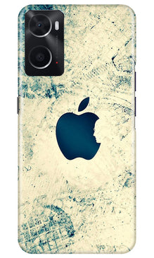 Apple Logo Mobile Back Case for Oppo A96 (Design - 251)