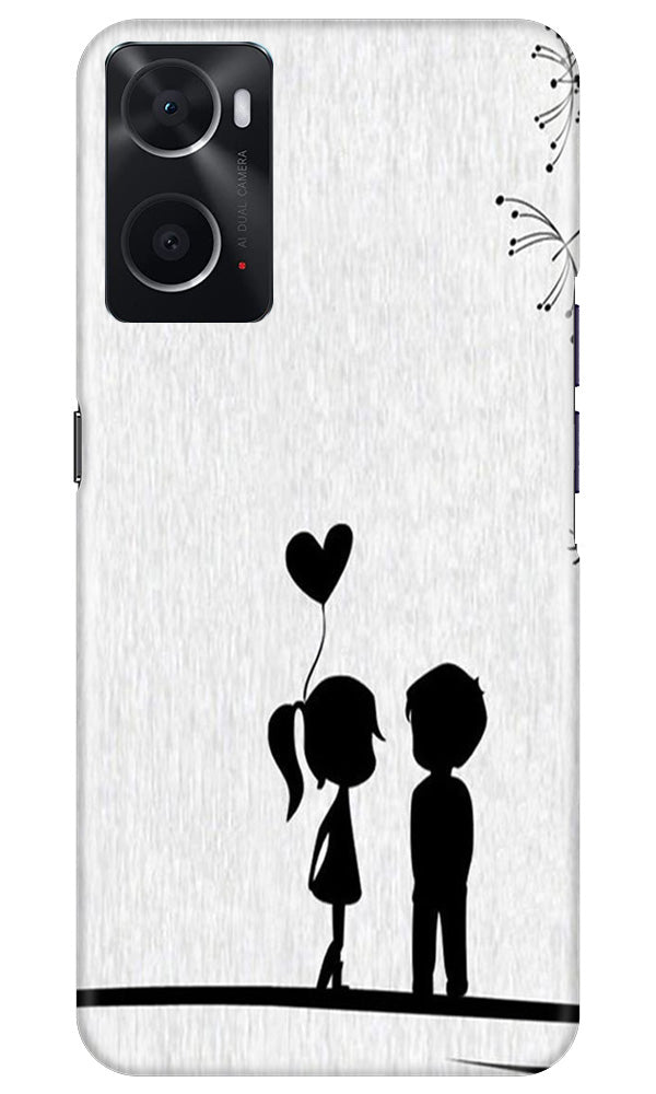 Cute Kid Couple Case for Oppo A96 (Design No. 252)