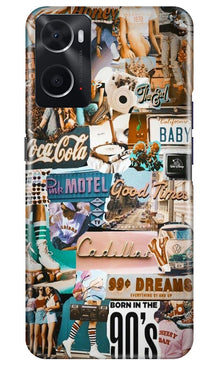 Vintage Design Mobile Back Case for Oppo A96 (Design - 253)