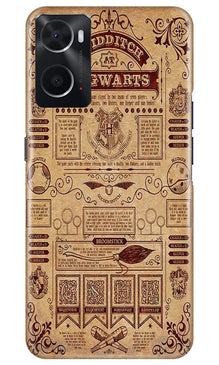 Hogwarts Mobile Back Case for Oppo A96 (Design - 266)