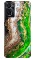 Marble Texture Mobile Back Case for Oppo A96 (Design - 269)
