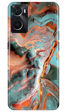 Marble Texture Mobile Back Case for Oppo A96 (Design - 271)