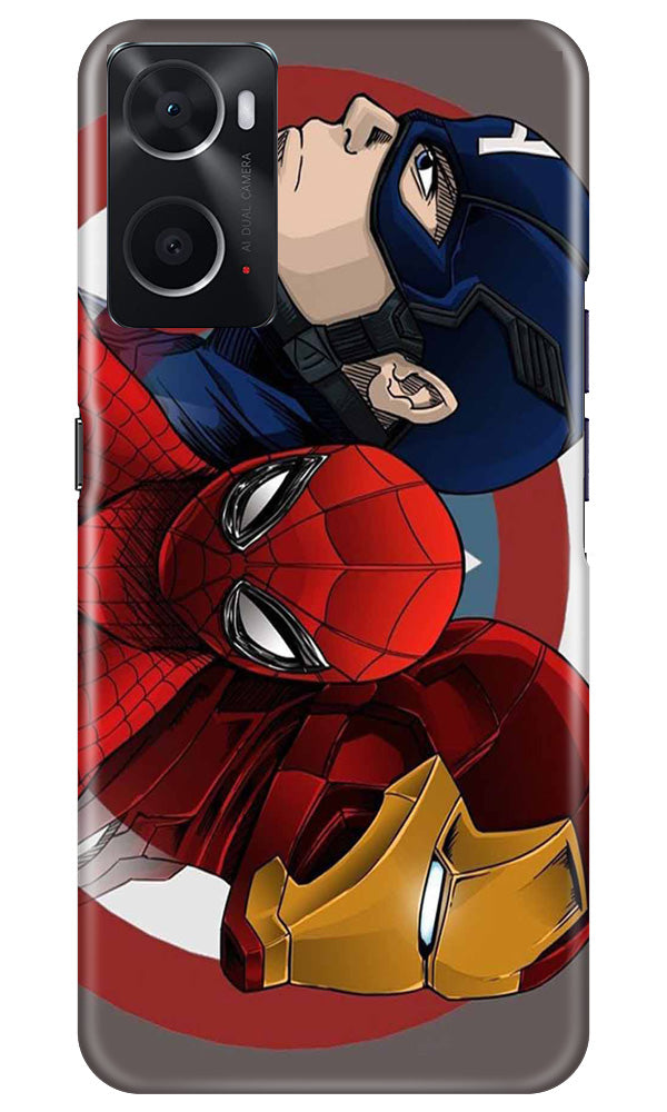 Superhero Mobile Back Case for Oppo A76 (Design - 273)