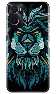 Lion Mobile Back Case for Oppo A76 (Design - 276)