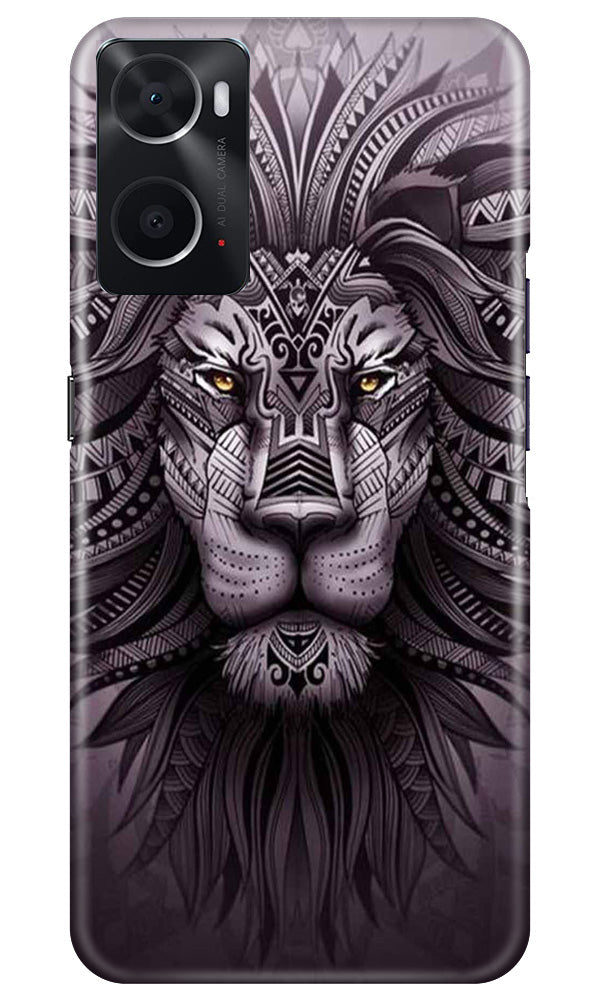 Lion Mobile Back Case for Oppo A76 (Design - 277)