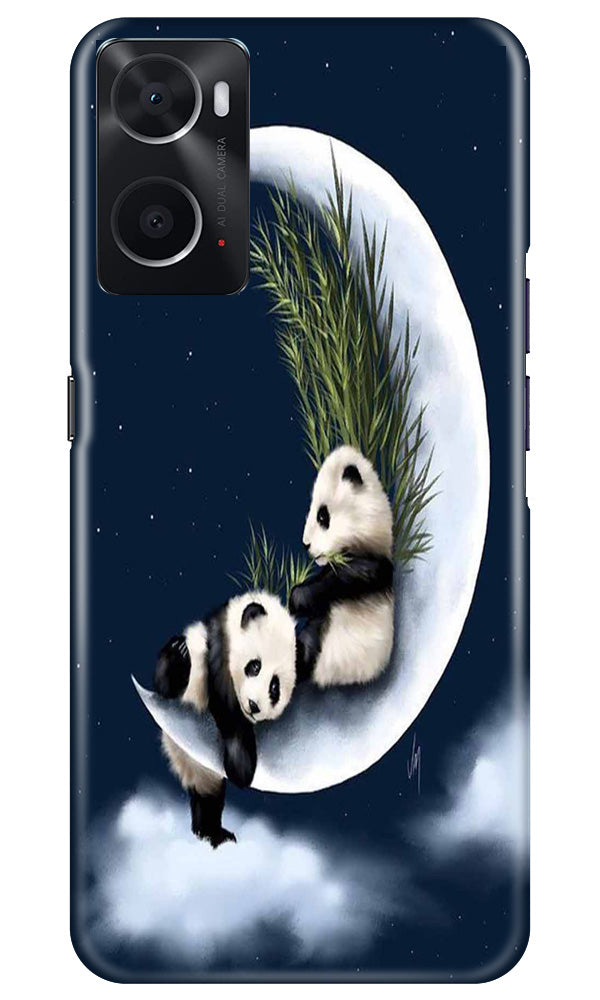 Panda Moon Mobile Back Case for Oppo A96 (Design - 280)