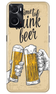 Drink Beer Mobile Back Case for Oppo A96 (Design - 290)