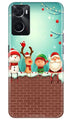 Santa Claus Mobile Back Case for Oppo A76 (Design - 296)