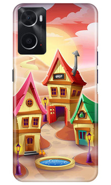 Sweet Home Mobile Back Case for Oppo A96 (Design - 300)