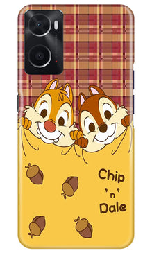 Chip n Dale Mobile Back Case for Oppo A76 (Design - 302)