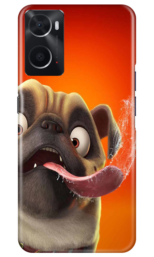 Dog Mobile Back Case for Oppo A96 (Design - 303)