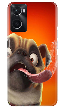 Dog Mobile Back Case for Oppo A76 (Design - 303)