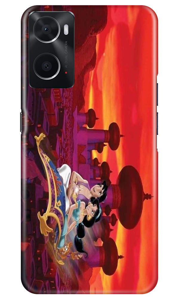 Aladdin Mobile Back Case for Oppo A96 (Design - 305)
