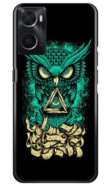 Owl Mobile Back Case for Oppo A76 (Design - 317)