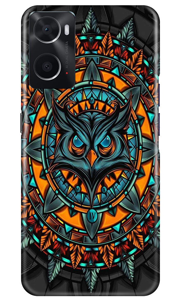 Owl Mobile Back Case for Oppo A96 (Design - 319)