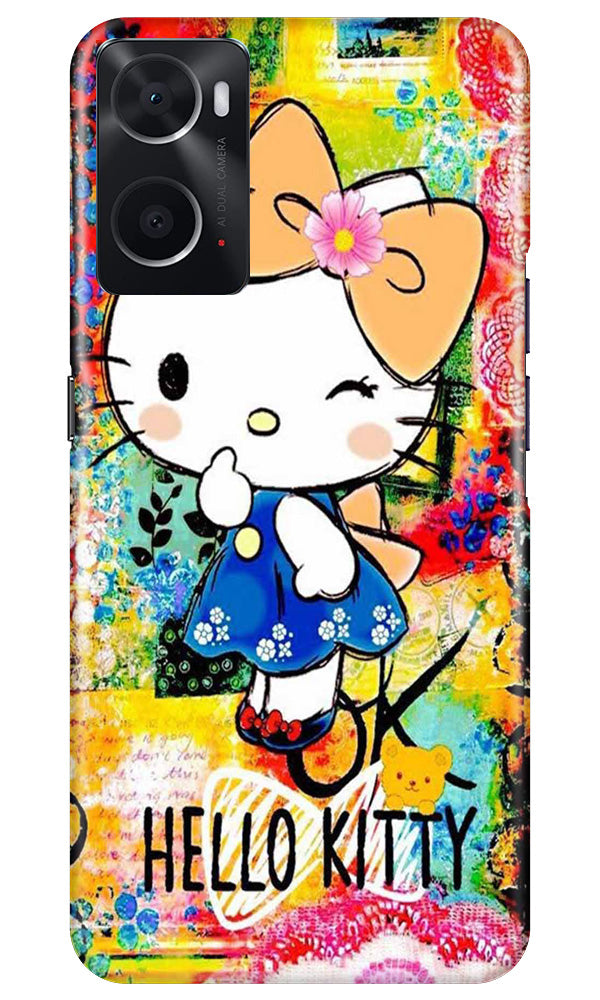 Hello Kitty Mobile Back Case for Oppo A76 (Design - 321)