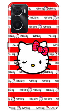 Hello Kitty Mobile Back Case for Oppo A96 (Design - 323)