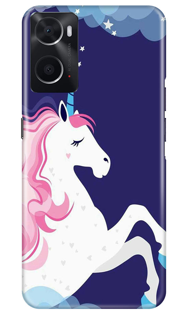 Unicorn Mobile Back Case for Oppo A96 (Design - 324)
