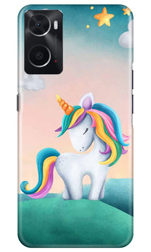 Unicorn Mobile Back Case for Oppo A96 (Design - 325)