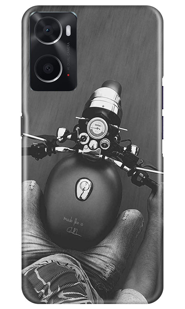 Royal Enfield Mobile Back Case for Oppo A96 (Design - 341)