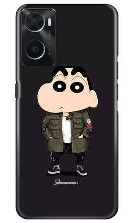 Shin Chan Mobile Back Case for Oppo A96 (Design - 349)