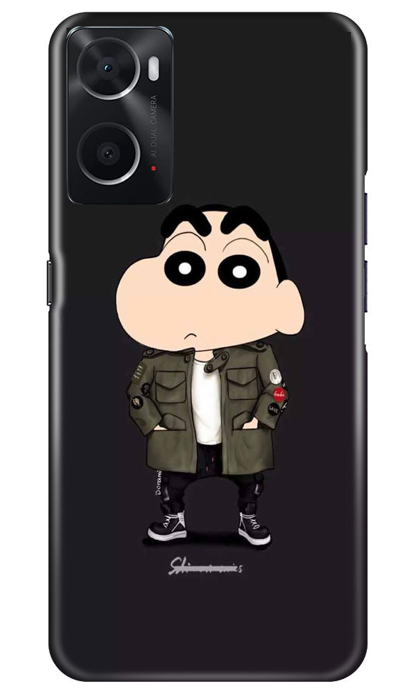 Shin Chan Mobile Back Case for Oppo A76 (Design - 349)