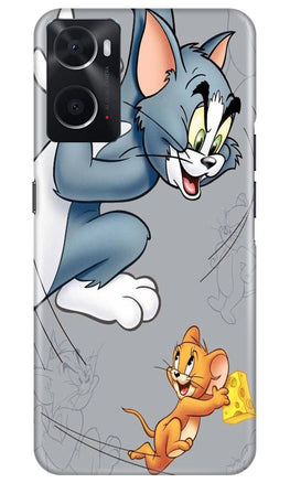 Tom n Jerry Mobile Back Case for Oppo A96 (Design - 356)