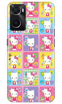 Kitty Mobile Back Case for Oppo A96 (Design - 357)