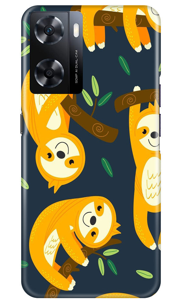Racoon Pattern Case for Oppo A77s