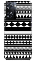 Black white Pattern Case for Oppo A77s