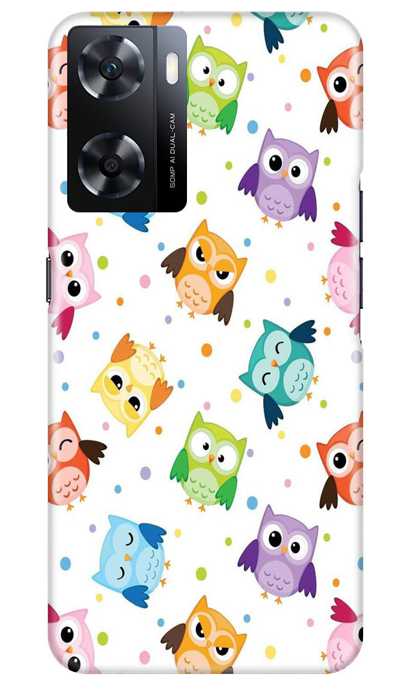 Owl Baground Pattern shore Case for Oppo A77s