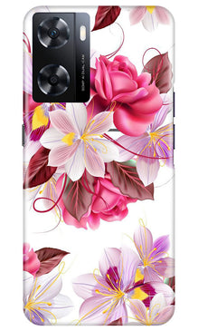 Beautiful flowers Mobile Back Case for Oppo A77s (Design - 23)