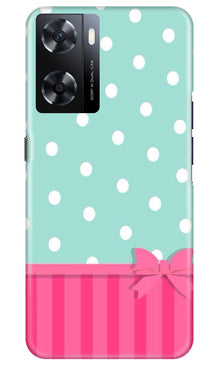 Gift Wrap Mobile Back Case for Oppo A77s (Design - 30)
