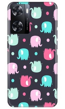 Elephant Baground Mobile Back Case for Oppo A77s (Design - 44)