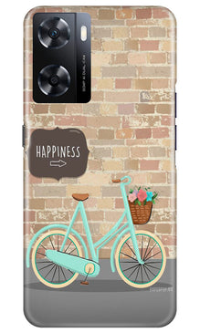 Happiness Mobile Back Case for Oppo A77s (Design - 53)