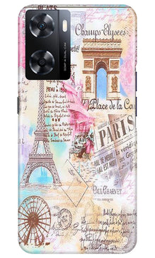 Paris Eiftel Tower Mobile Back Case for Oppo A77s (Design - 54)